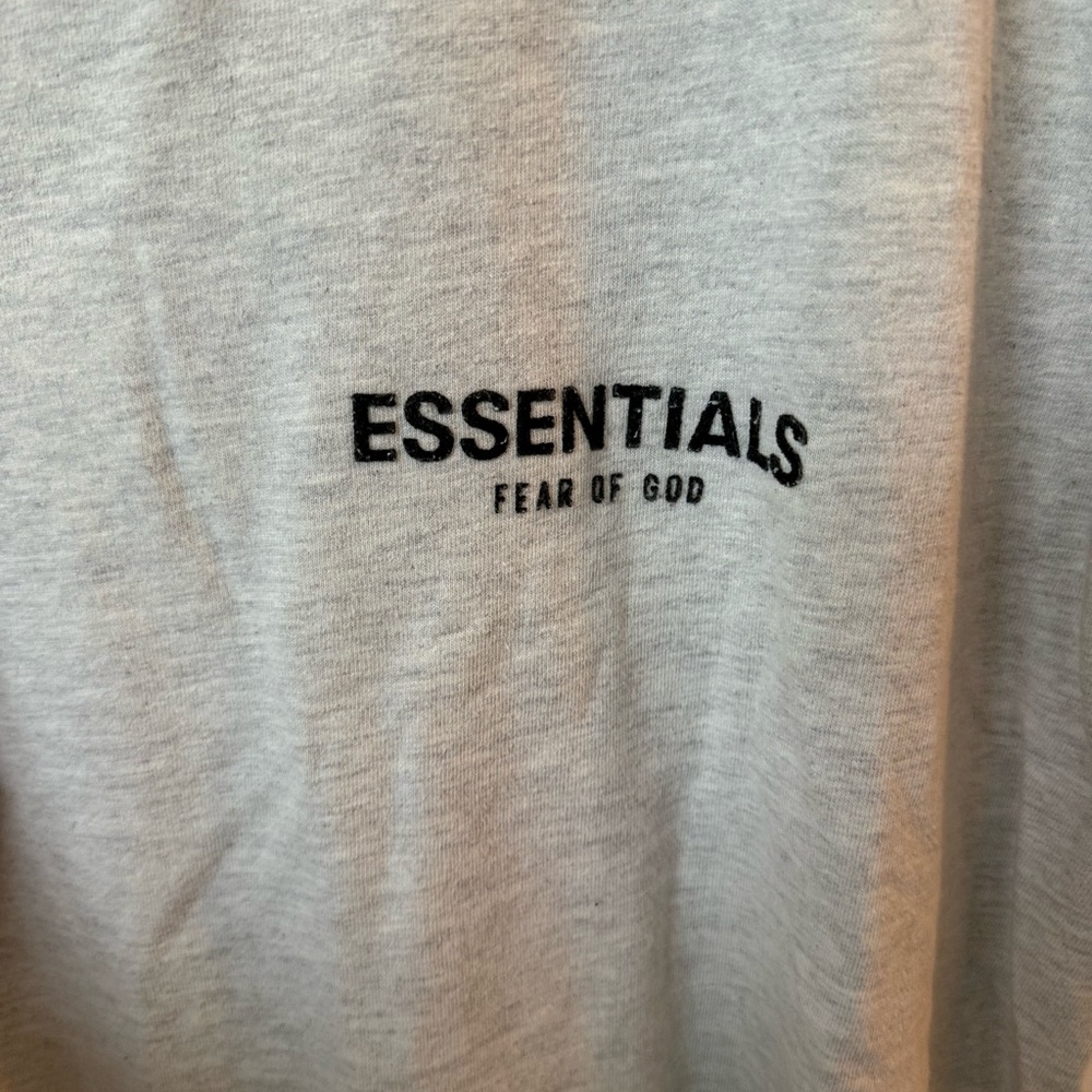 Essentials Light Gray Knit Top - Picture 2 of 5